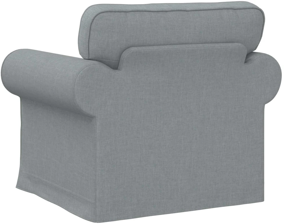 Fotelis Sofa Šviesiai pilka 215 x 82 x 80 cm Metalas