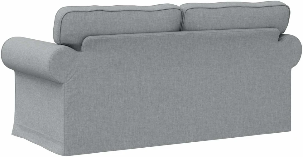Sofa Šviesiai pilka 215 x 82 x 80 cm Metalas