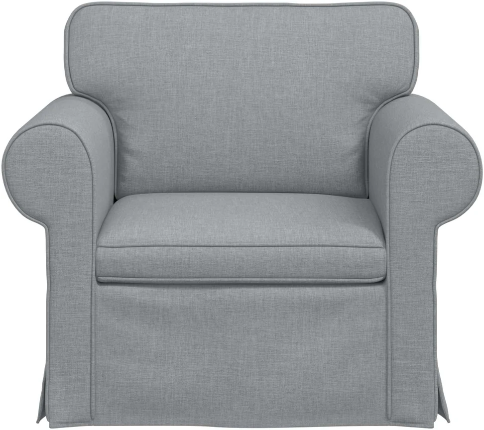 Fotelis Sofa Šviesiai pilka 215 x 82 x 80 cm Metalas