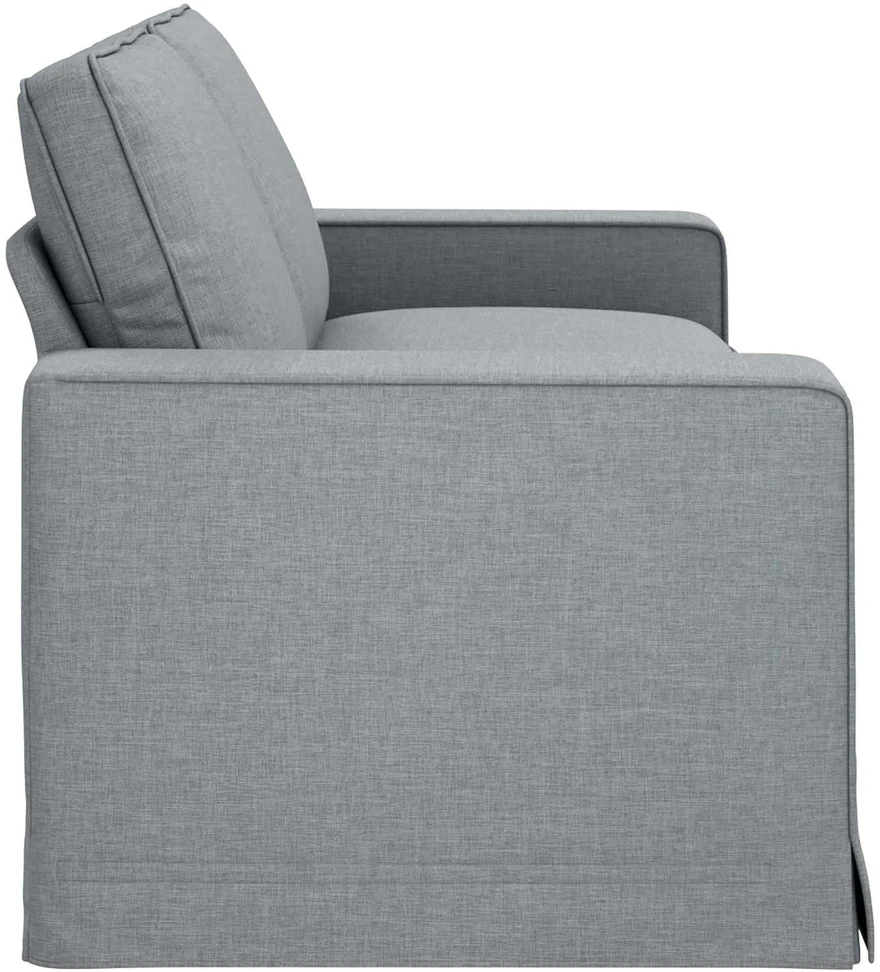 Sofa Šviesiai pilka 222 x 80 x 82 cm Metalas