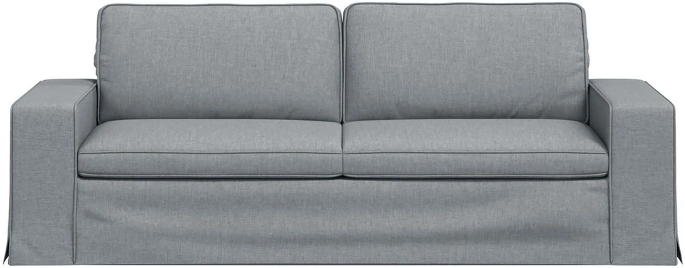 Sofa Šviesiai pilka 222 x 80 x 82 cm Metalas