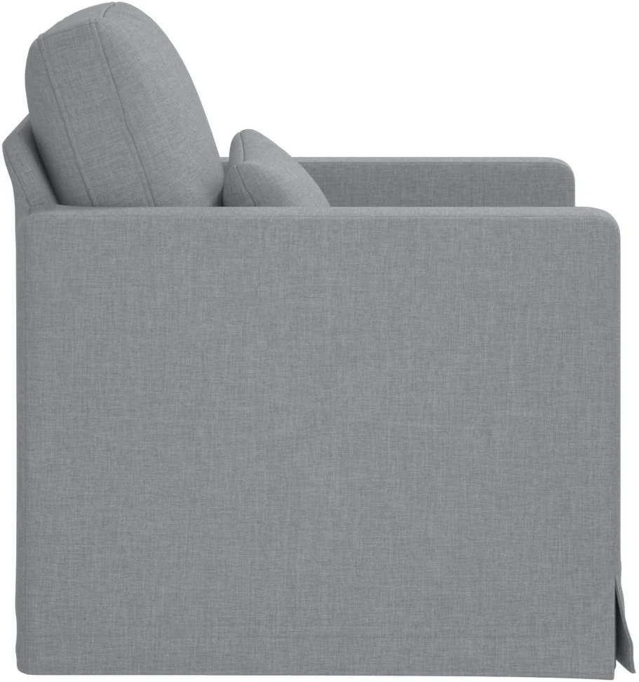 Fotelis Sofa Šviesiai pilka 78 x 78 x 80 cm Metalas
