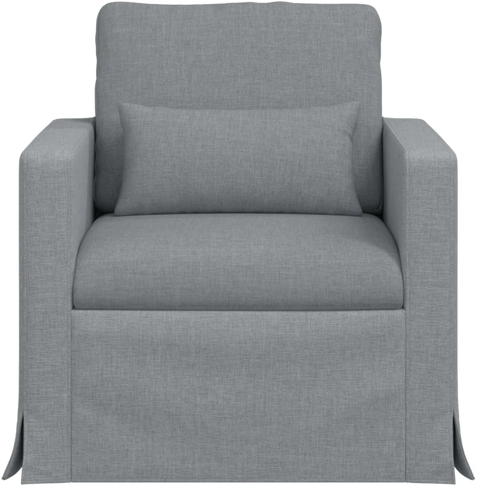 Fotelis Sofa Šviesiai pilka 78 x 78 x 80 cm Metalas