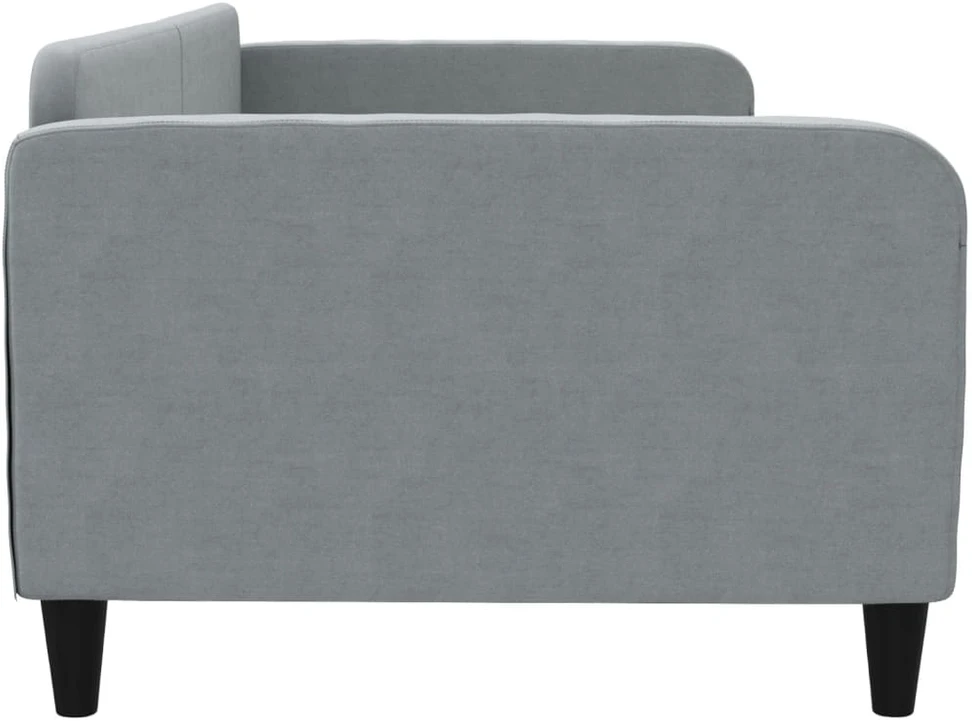 Sofa, šviesiai pilkos spalvos, 100x200cm, audinys