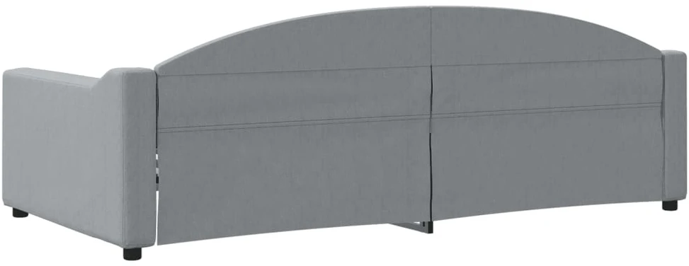 Sofa, šviesiai pilkos spalvos, 100x200cm, audinys