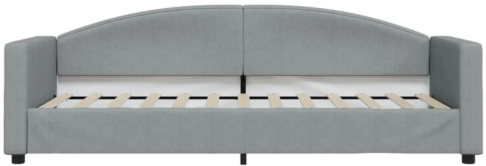 Sofa, šviesiai pilkos spalvos, 80x200cm, audinys