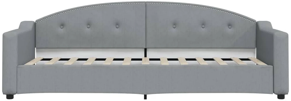 Sofa, šviesiai pilkos spalvos, 80x200cm, audinys