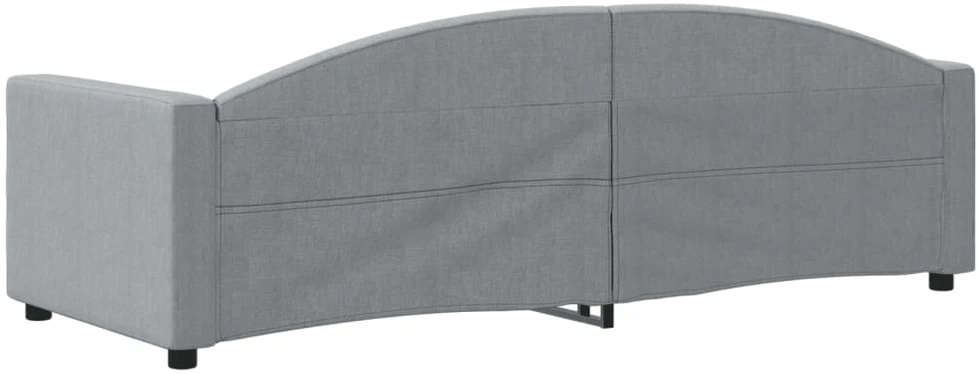 Sofa, šviesiai pilkos spalvos, 80x200cm, audinys