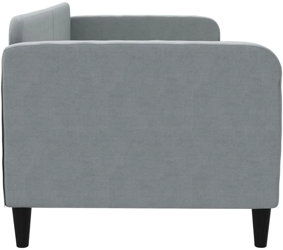 Sofa, šviesiai pilkos spalvos, 80x200cm, audinys