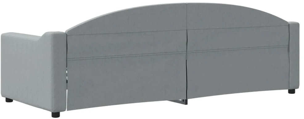 Sofa, šviesiai pilkos spalvos, 80x200cm, audinys