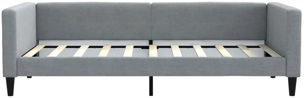 Sofa, šviesiai pilkos spalvos, 90x190cm, audinys
