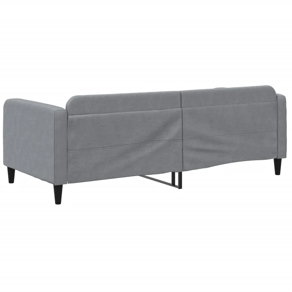 Sofa, šviesiai pilkos spalvos, 90x190cm, audinys