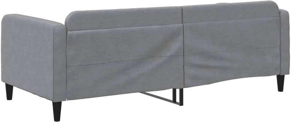 Sofa, šviesiai pilkos spalvos, 90x200cm, audinys