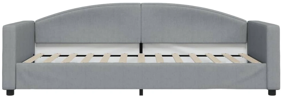 Sofa, šviesiai pilkos spalvos, 90x200cm, audinys