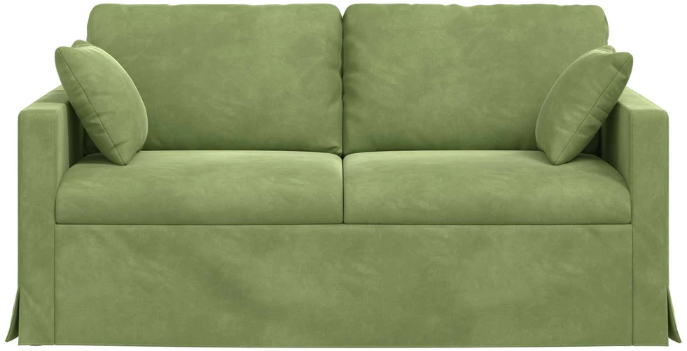 Sofa Šviesiai žalia 158 x 78 x 80 cm Aksomas
