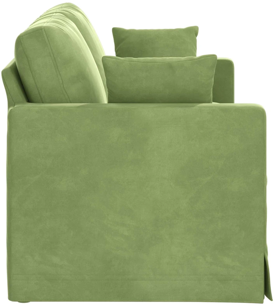 Sofa Šviesiai žalia 158 x 78 x 80 cm Aksomas