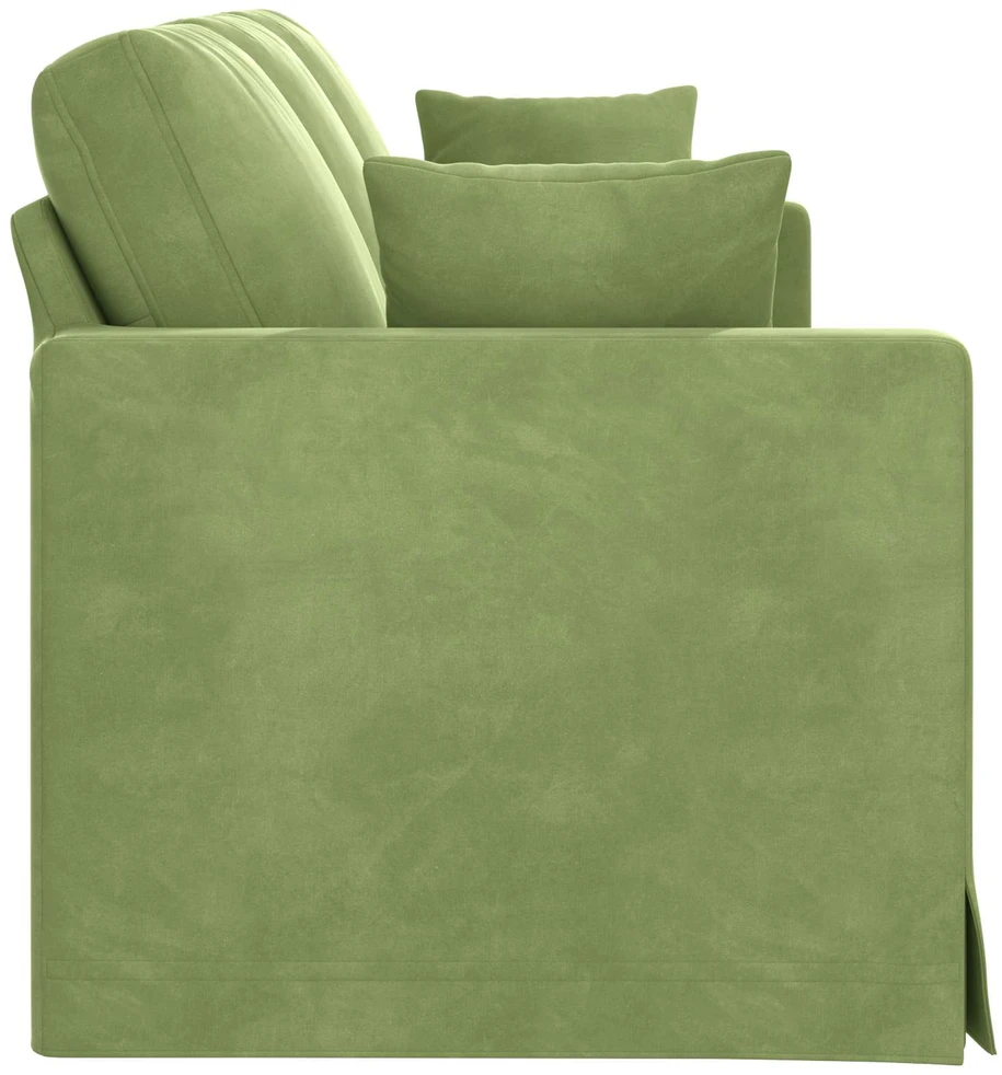 Sofa Šviesiai žalia 198 x 78 x 80 cm Aksomas