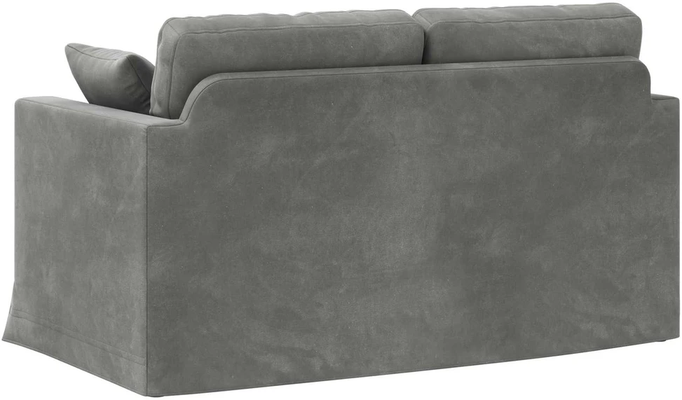 Sofa Tamsiai pilka 138 x 78 x 80 cm Aksomas