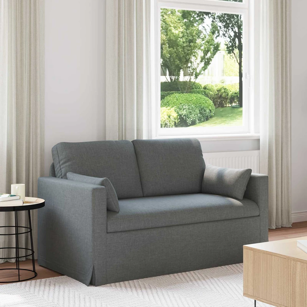 Sofa Tamsiai pilka 138 x 78 x 80 cm Metalas