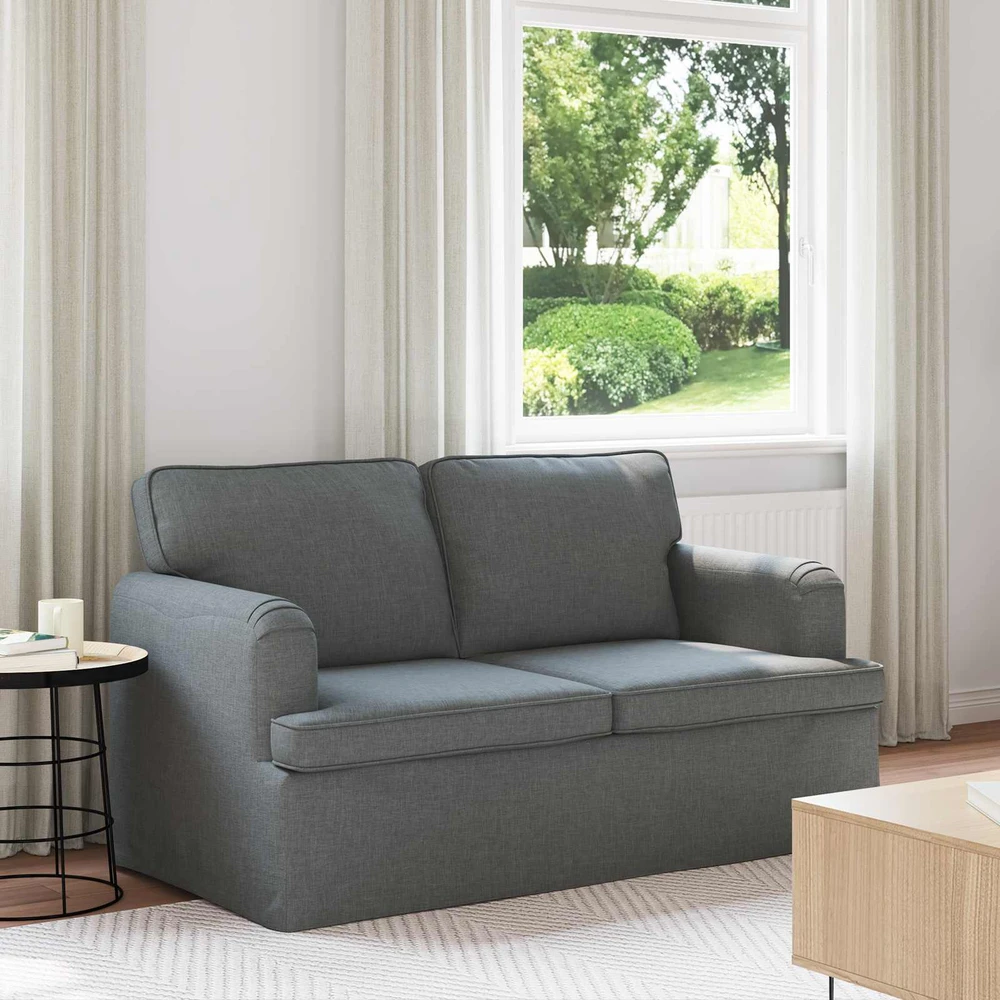 Sofa Tamsiai pilka 142 x 80 x 85 cm Metalas