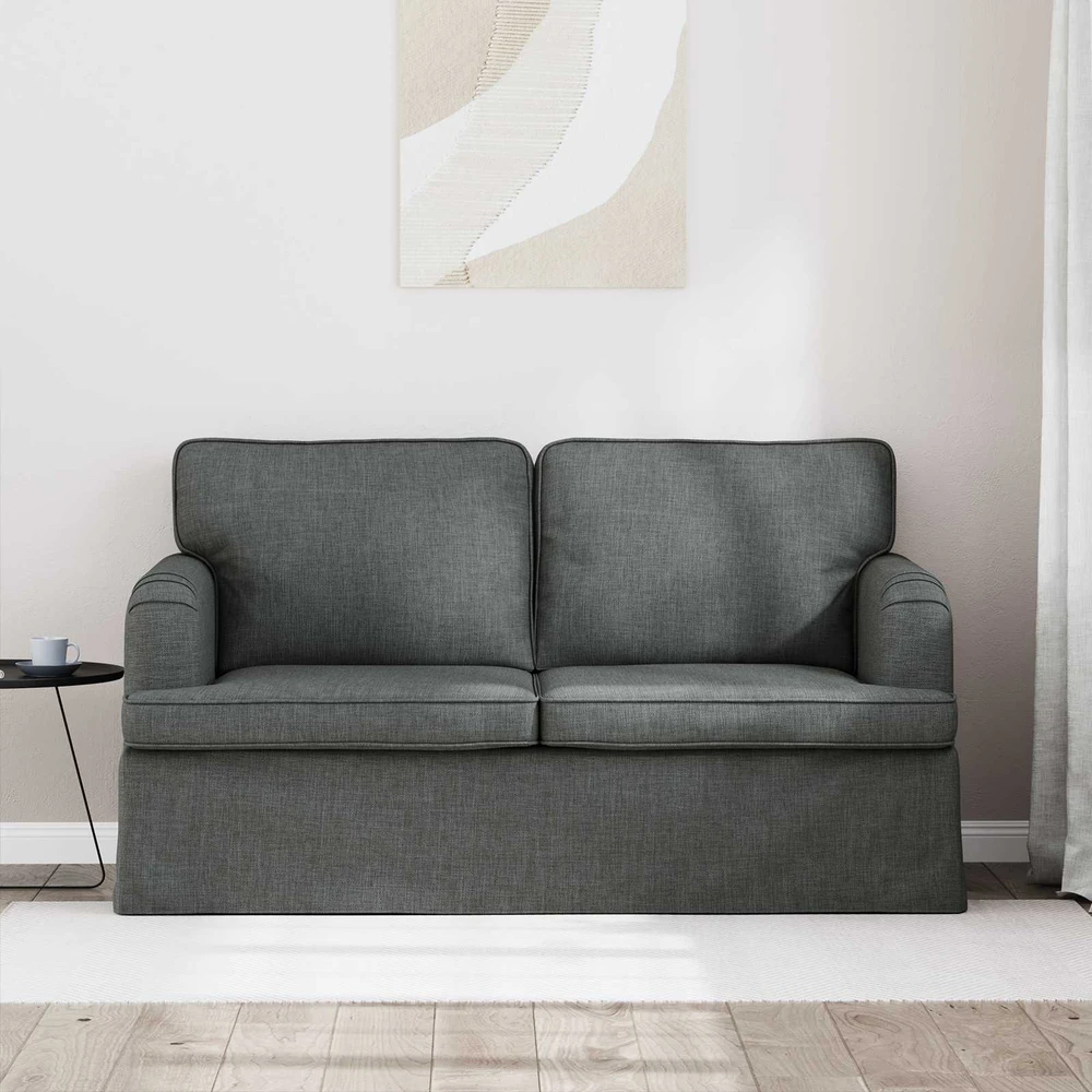Sofa Tamsiai pilka 142 x 80 x 85 cm Metalas
