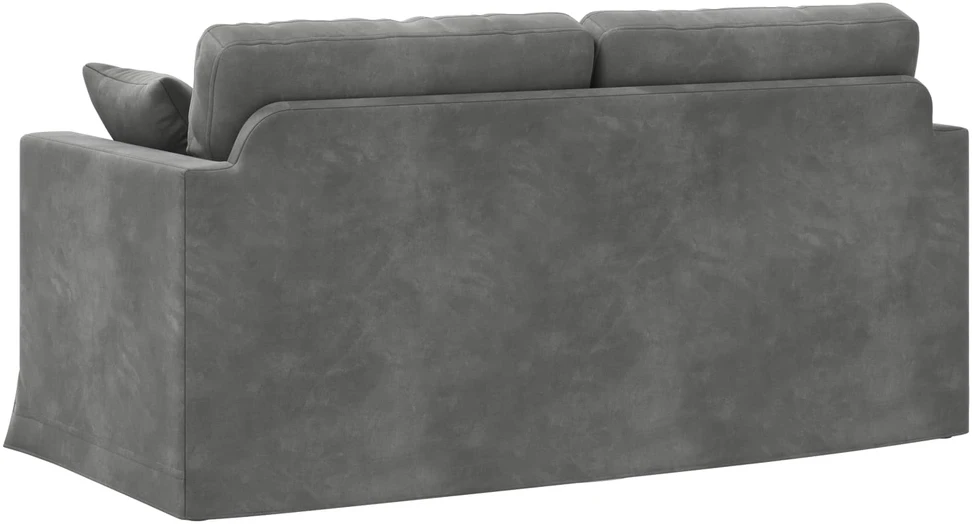 Sofa Tamsiai pilka 158 x 78 x 80 cm Aksomas