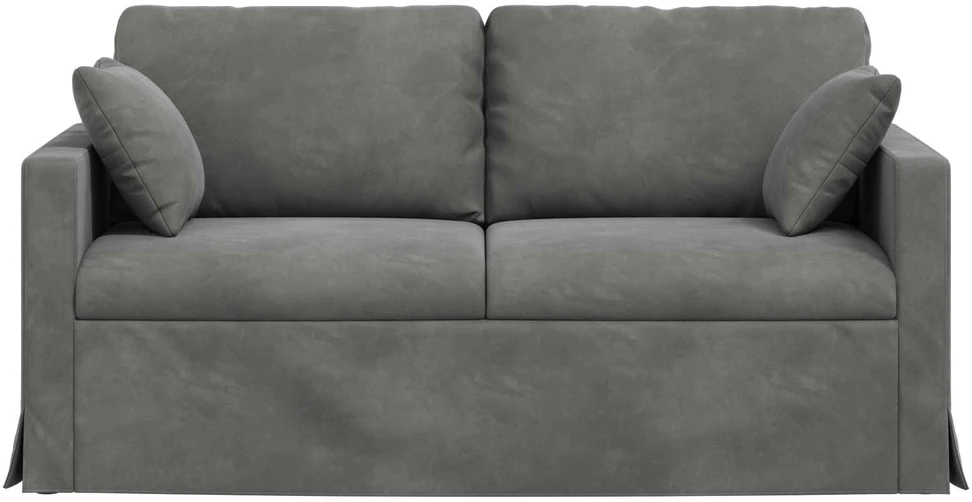 Sofa Tamsiai pilka 158 x 78 x 80 cm Aksomas