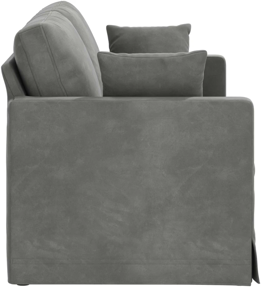 Sofa Tamsiai pilka 158 x 78 x 80 cm Aksomas