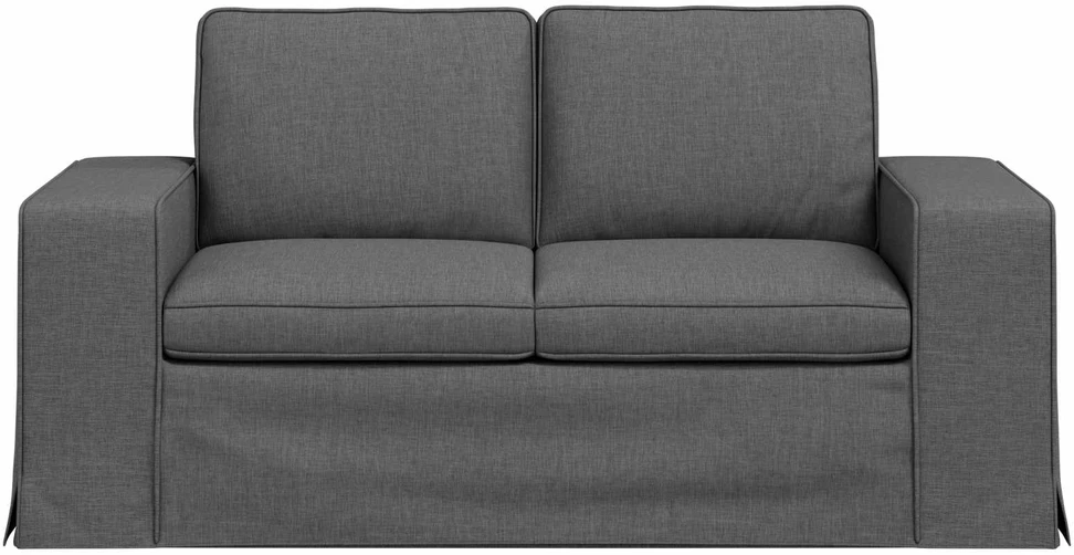 Sofa Tamsiai pilka 162 x 80 x 82 cm Metalas