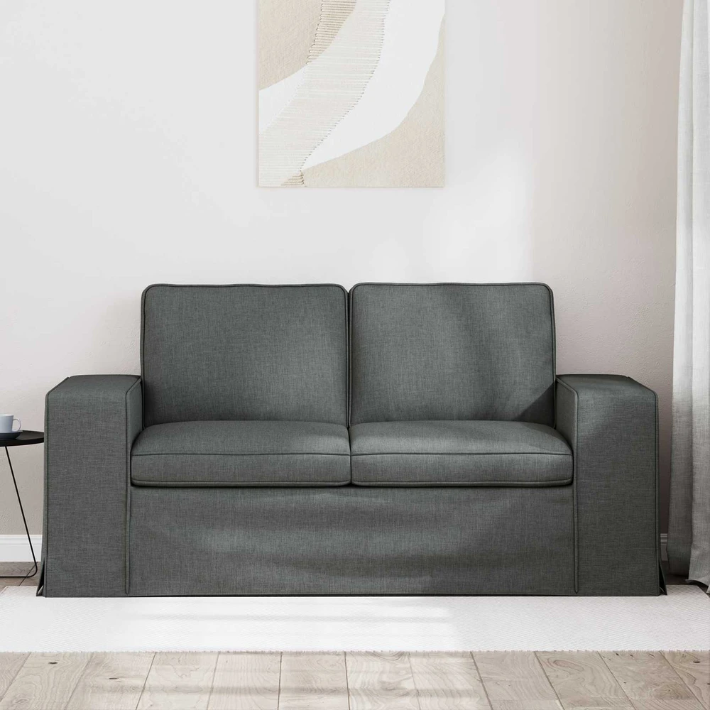 Sofa Tamsiai pilka 162 x 80 x 82 cm Metalas