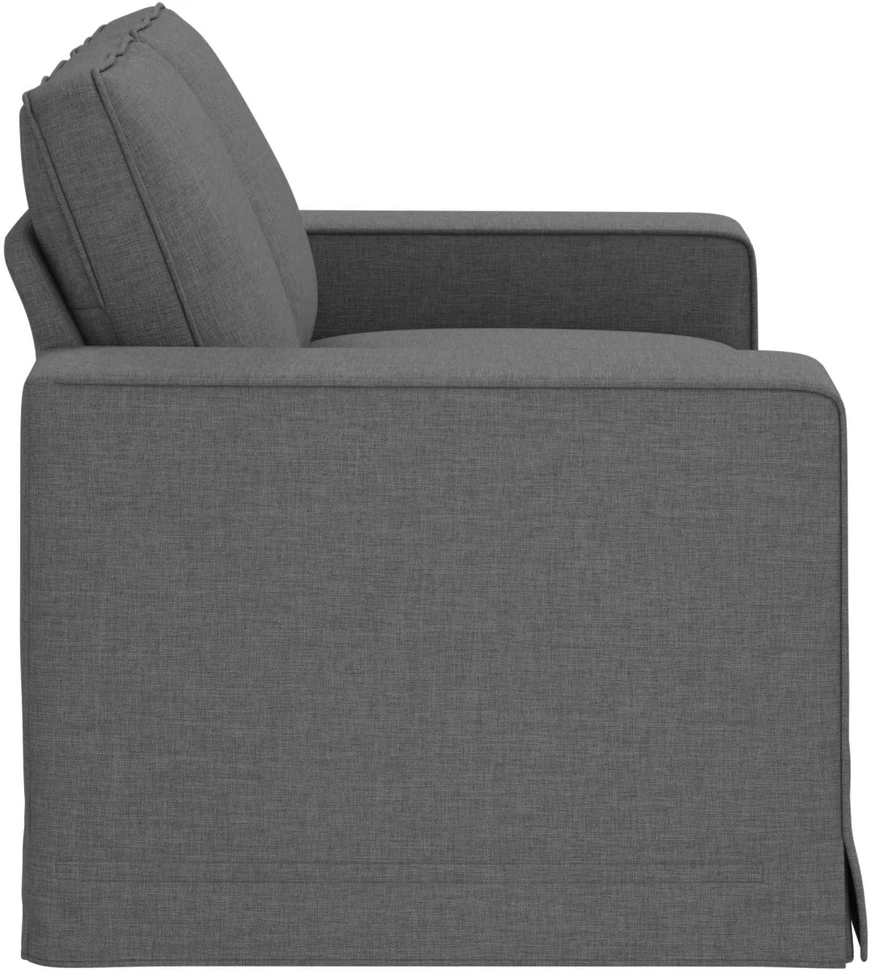 Sofa Tamsiai pilka 162 x 80 x 82 cm Metalas