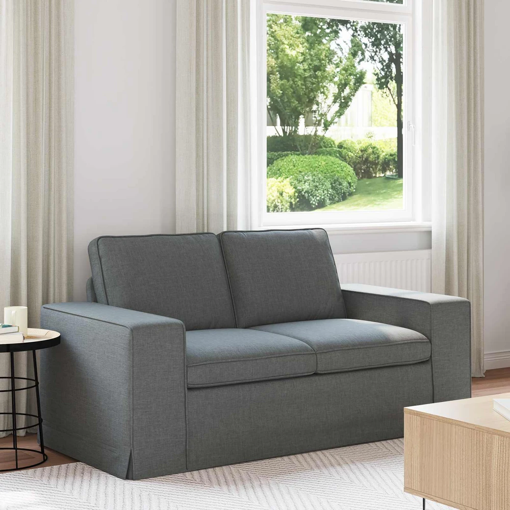 Sofa Tamsiai pilka 162 x 80 x 82 cm Metalas