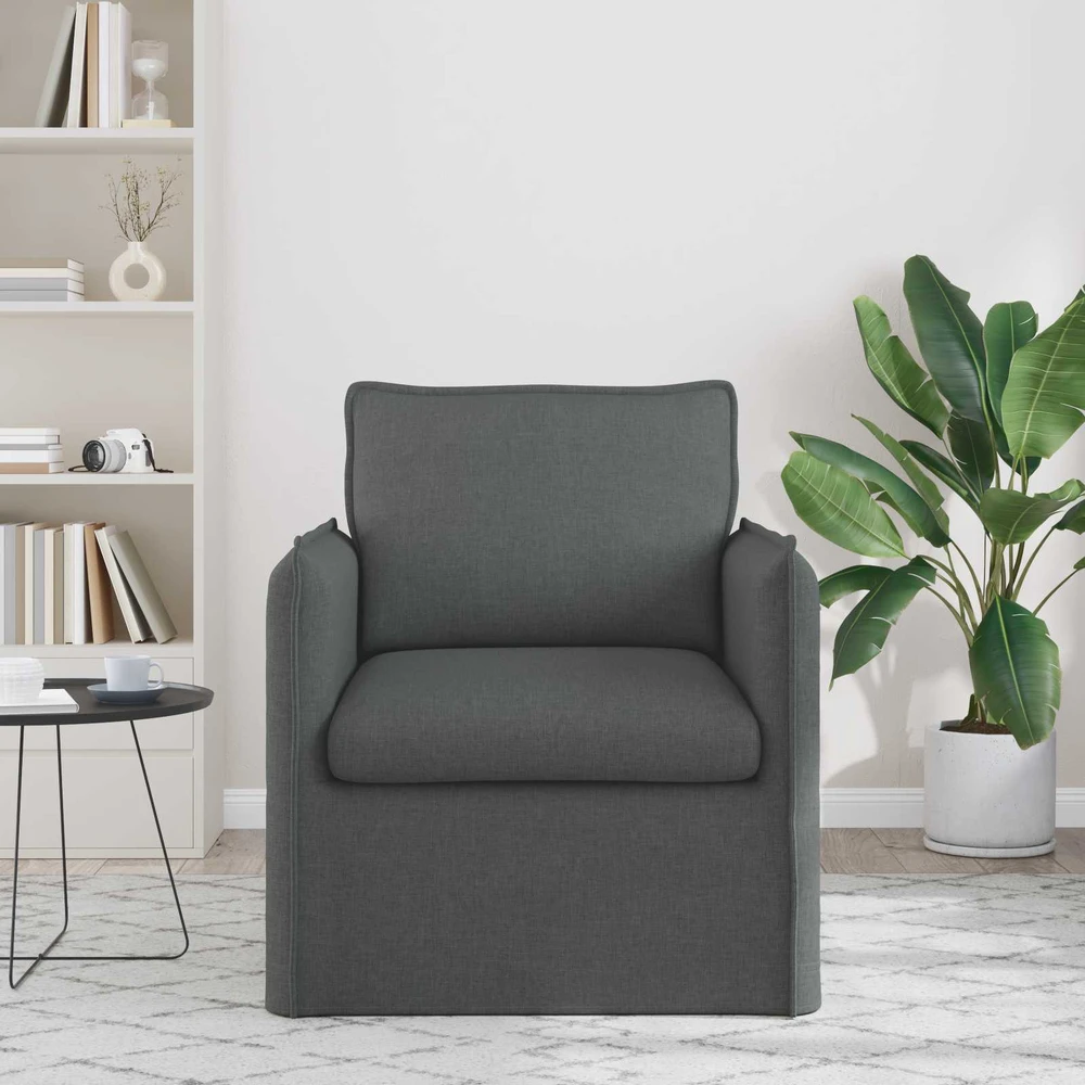 Sofa Tamsiai pilka 75 x 82 x 85 cm audinys