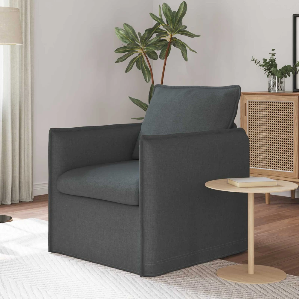 Sofa Tamsiai pilka 75 x 82 x 85 cm audinys