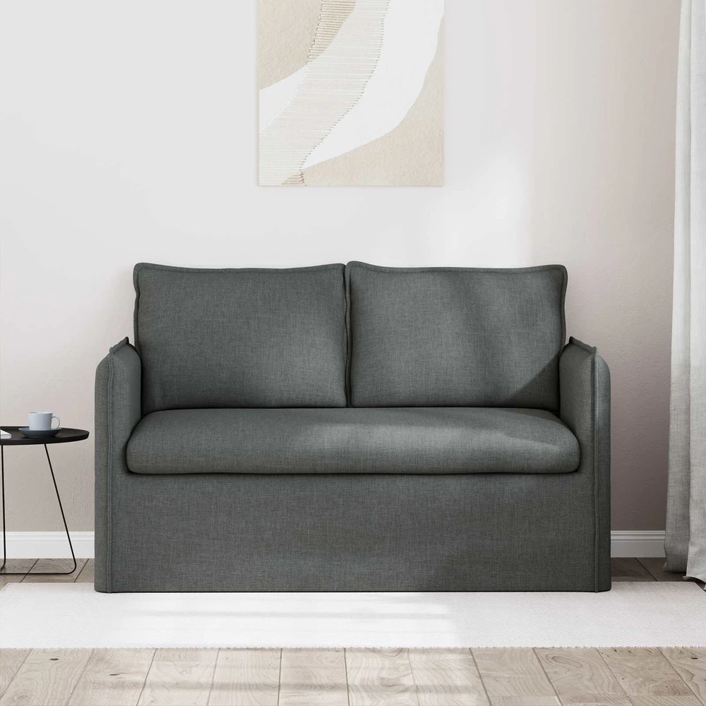 Sofa Tamsiai pilka 195 x 82 x 85 cm Metalas
