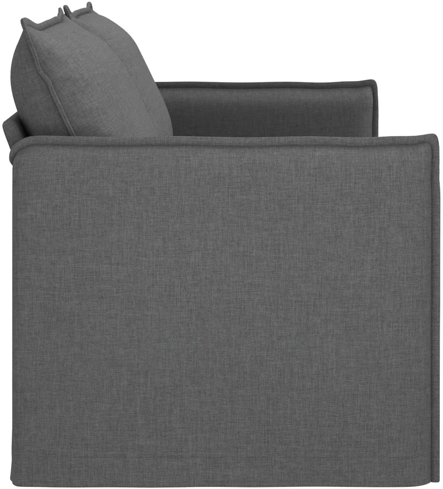 Sofa Tamsiai pilka 195 x 82 x 85 cm Metalas