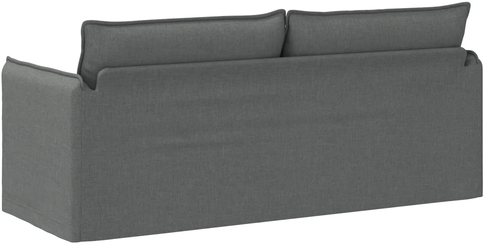 Sofa Tamsiai pilka 195 x 82 x 85 cm Metalas