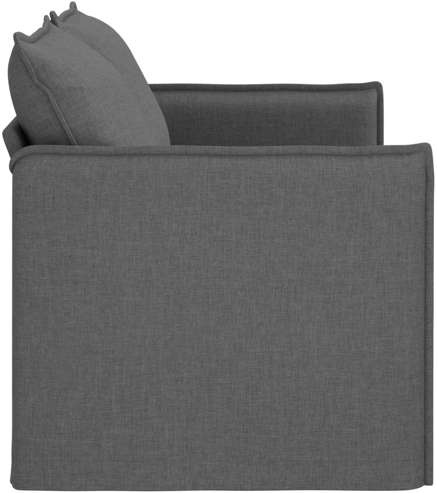 Sofa Tamsiai pilka 195 x 82 x 85 cm Metalas