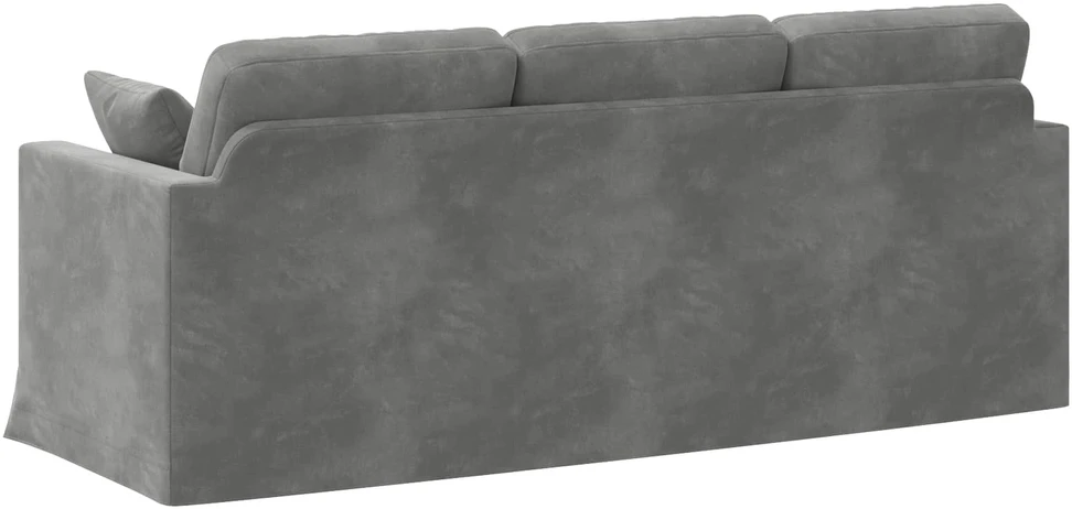 Sofa Tamsiai pilka 198 x 78 x 80 cm Aksomas