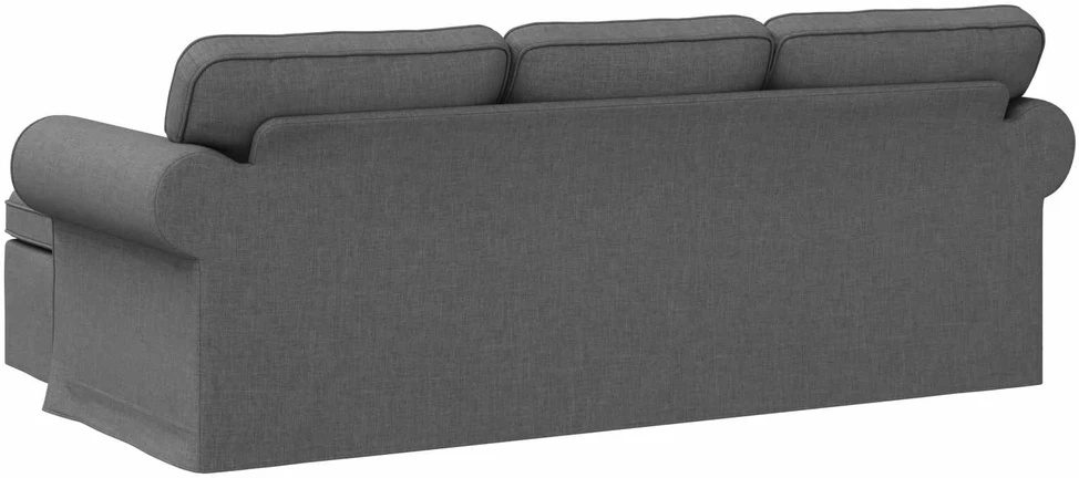 Sofa Tamsiai pilka 215 x 138 x 80 cm Metalas