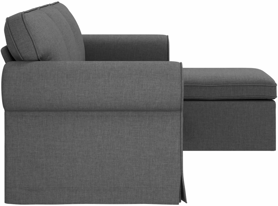 Sofa Tamsiai pilka 215 x 138 x 80 cm Metalas