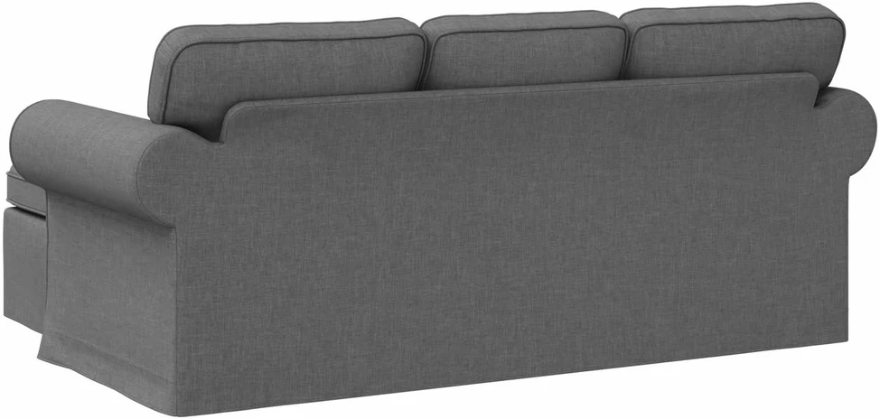 Sofa Tamsiai pilka 215 x 138 x 80 cm Metalas