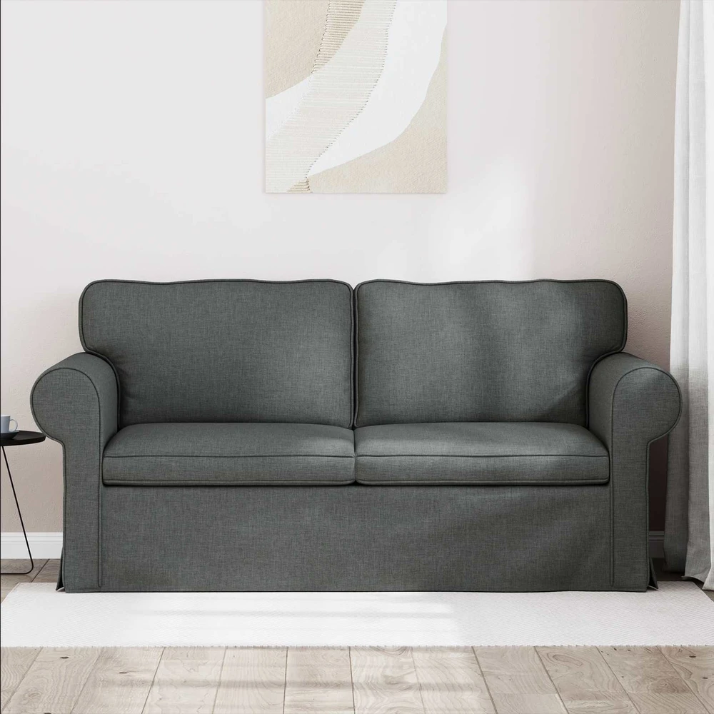Sofa Tamsiai pilka 215 x 82 x 80 cm Metalas