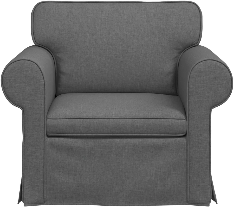 Fotelis Sofa Tamsiai pilka 215 x 82 x 80 cm Metalas