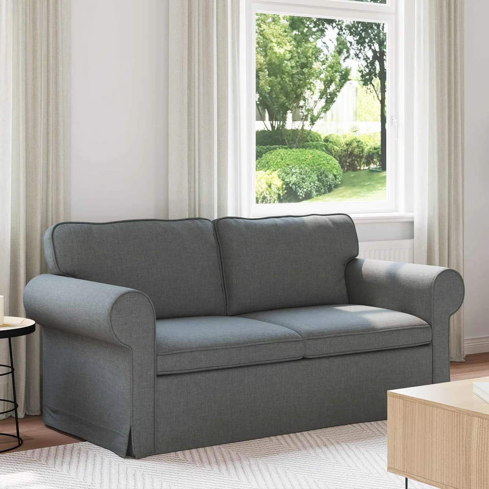 Sofa Tamsiai pilka 215 x 82 x 80 cm Metalas