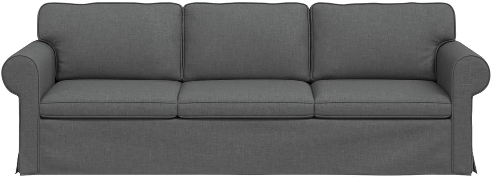 Sofa Tamsiai pilka 215 x 82 x 80 cm Metalas