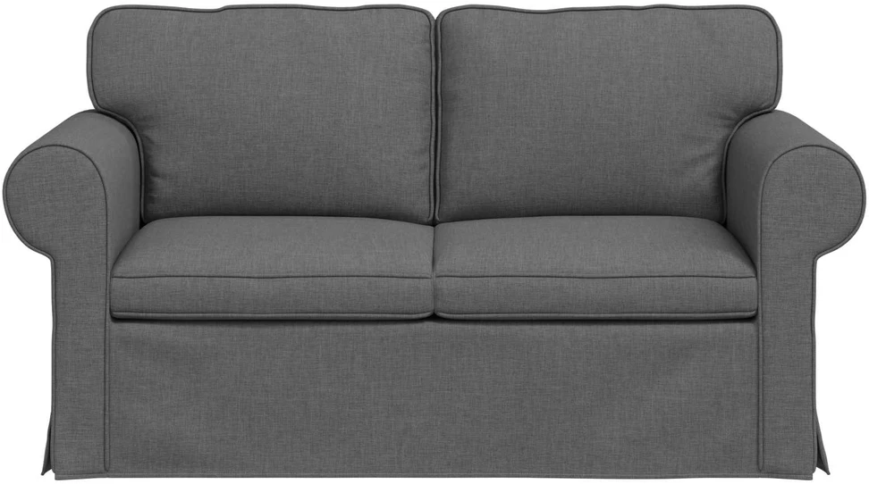 Sofa Tamsiai pilka 215 x 82 x 80 cm Metalas