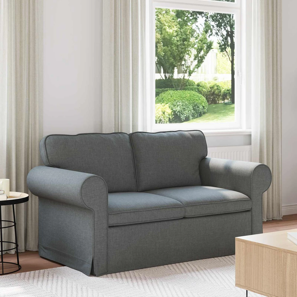 Sofa Tamsiai pilka 215 x 82 x 80 cm Metalas