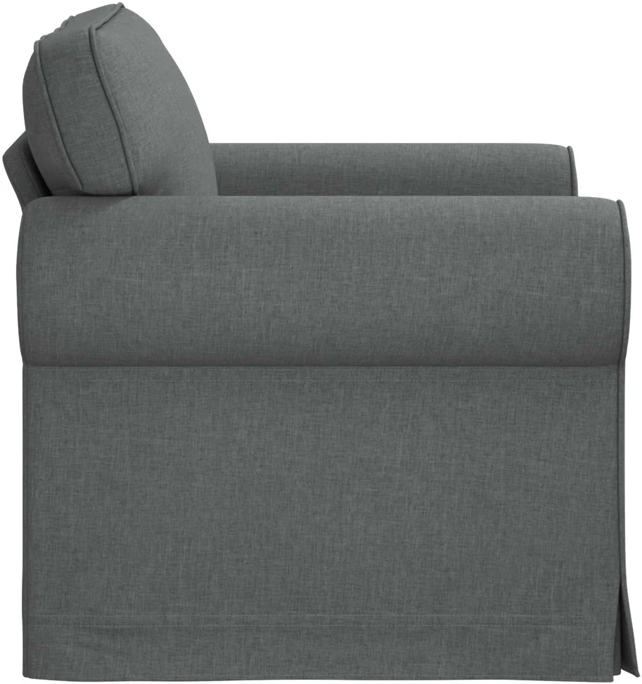 Fotelis Sofa Tamsiai pilka 215 x 82 x 80 cm Metalas