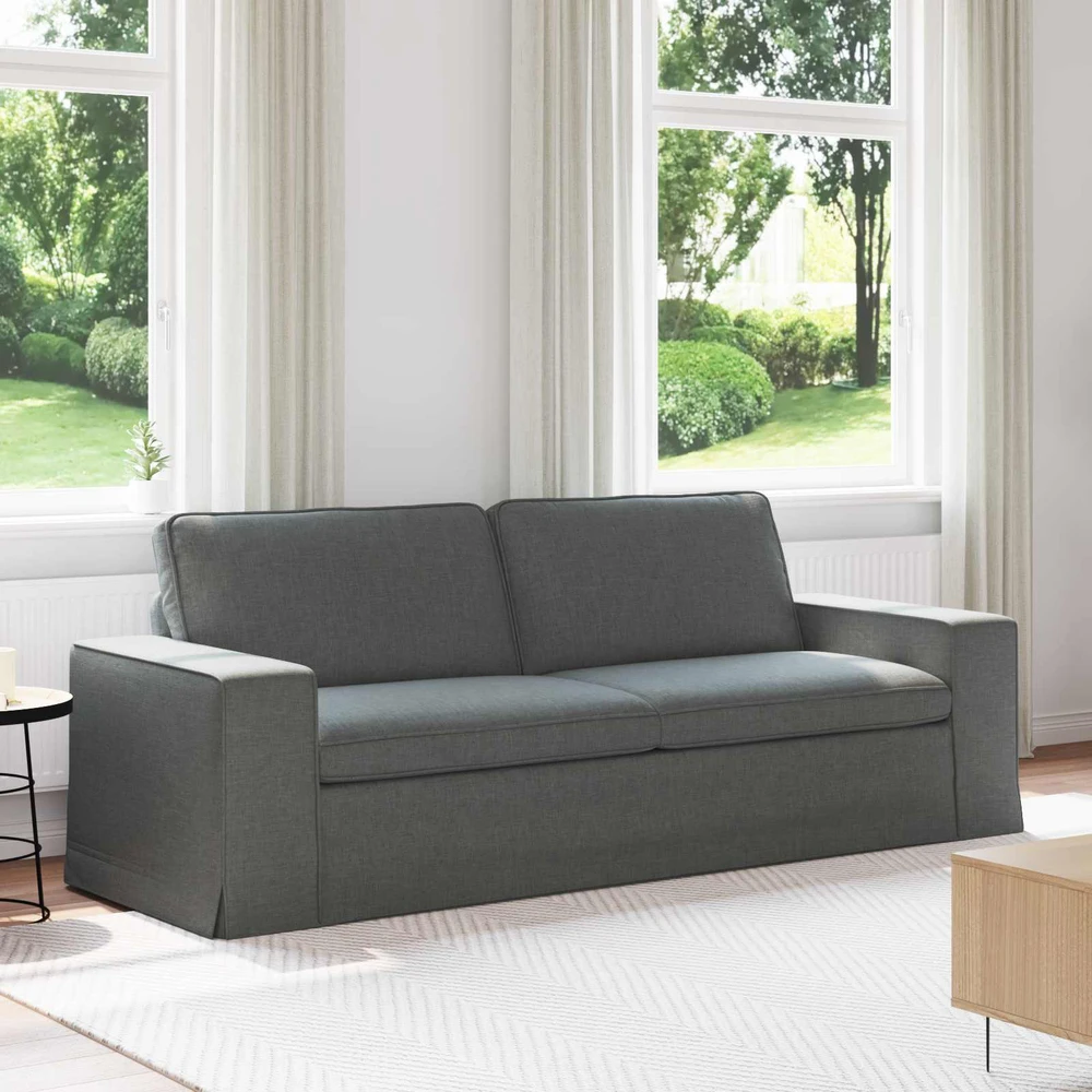 Sofa Tamsiai pilka 222 x 80 x 82 cm Metalas